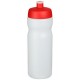 Baseline® Plus 650 ml Sportflasche- transparent/rot