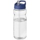 H2O Base® 650 ml Sportflasche mit Ausgussdeckel - transparent/blau