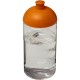 H2O Bop® 500 ml Flasche mit Stülpdeckel - transparent/orange
