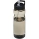 H2O Base® 650 ml Sportflasche mit Ausgussdeckel - Charcoal/schwarz
