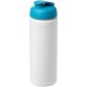 Baseline® Plus 750 ml Flasche mit Klappdeckel - weiss/türkis