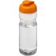 H2O Base® 650 ml Sportflasche mit Klappdeckel - transparent/orange