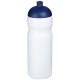Baseline® Plus 650 ml Sportflasche mit Kuppeldeckel- weiss/blau
