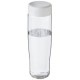 H2O Tempo® 700 ml Sportflasche mit Drehdeckel - transparent/weiss