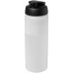 Baseline® Plus 750 ml Flasche mit Klappdeckel - transparent/schwarz