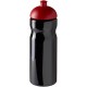 H2O Base® 650 ml Sportflasche mit Stülpdeckel - schwarz/rot