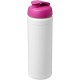 Baseline® Plus 750 ml Flasche mit Klappdeckel - weiss/rosa