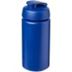 Baseline® Plus grip 500 ml Sportflasche mit Klappdeckel - blau
