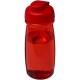 H2O Pulse® 600 ml Sportflasche mit Klappdeckel - rot