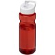 H2O Base® 650 ml Sportflasche mit Ausgussdeckel - rot/weiss