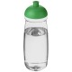 H2O Pulse® 600 ml Sportflasche mit Stülpdeckel - transparent/grün