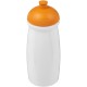 H2O Pulse® 600 ml Sportflasche mit Stülpdeckel - weiss/orange