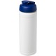 Baseline® Plus 750 ml Flasche mit Klappdeckel - weiss/blau