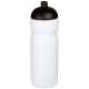 Baseline® Plus 650 ml Sportflasche mit Kuppeldeckel- weiss/schwarz