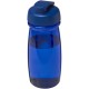 H2O Pulse® 600 ml Sportflasche mit Klappdeckel - blau