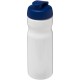H2O Base® 650 ml Sportflasche mit Klappdeckel - weiss/blau