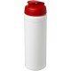 Baseline® Plus 750 ml Flasche mit Klappdeckel - weiss/rot