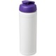 Baseline® Plus 750 ml Flasche mit Klappdeckel - weiss/lila