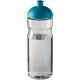H2O Base® 650 ml Sportflasche mit Stülpdeckel - transparent/türkisblau