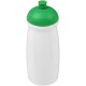 H2O Pulse® 600 ml Sportflasche mit Stülpdeckel - weiss/grün