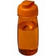 H2O Pulse® 600 ml Sportflasche mit Klappdeckel - orange