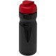 H2O Base® 650 ml Sportflasche mit Klappdeckel - schwarz/rot