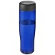 H2O Tempo® 700 ml Sportflasche mit Drehdeckel - blau/schwarz