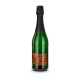 Sekt Cuvée - Flasche grün - Kapselfarbe Schwarz, 0,75 l