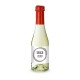 Secco ZERO - Schäumendes Getränk aus alkoholfreiem Wein - Flasche klar - Kapselfarbe Rot, 0,2 l