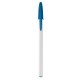 BIC® Style Kugelschreiber weiß/blau blue ink