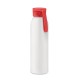 NAPIER Trinkflasche Aluminium 600ml, White/red 