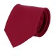 Krawatte, 100% Polyester Twill, uni - rot