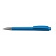 Druckkugelschreiber Zeno softtouch/high gloss Mn - softtouch grau-blau/hellblau