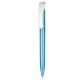 Kugelschreiber CLEAR TRANSPARENT SOLID - caribic-blau transparent