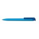 Druckkugelschreiber Trias high gloss/transparent - cyan/blau transparent