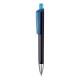 Kugelschreiber TRI-STAR SOFT ST - schwarz/caribic-blau transparent
