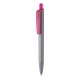 Kugelschreiber TRI-STAR SOFT STP - stein-grau/magenta-pink transparent