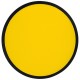 Frisbee, faltbar mit Etui aus Polyester - gelb