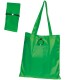Faltbare Einkaufstasche aus Polyester - grün