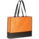 Non Woven Einkaufstasche 2-farbig - orange