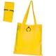 Faltbare Einkaufstasche aus Polyester - gelb