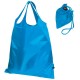 Faltbare Einkaufstasche aus Polyester - hellblau