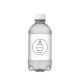 Quellwasser 330 ml mit Drehverschluß - Transparent/Weiß