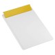Schreibplatte DIN A4 - weiß/gelb