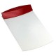 Exklusive Schreibplatte DIN A4 - weiß/rot