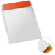 Schreibplatte DIN A4 - weiß/orange