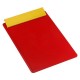 Schreibplatte DIN A4 - rot/gelb