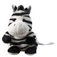 Schmoozies® XXL Zebra - schwarz/weiß