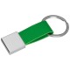 Schlüsselanhänger mit Kunstleder-Bändchen - grün