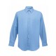 Men´s Long Sleeve Poplin Shirt - Mid Blue